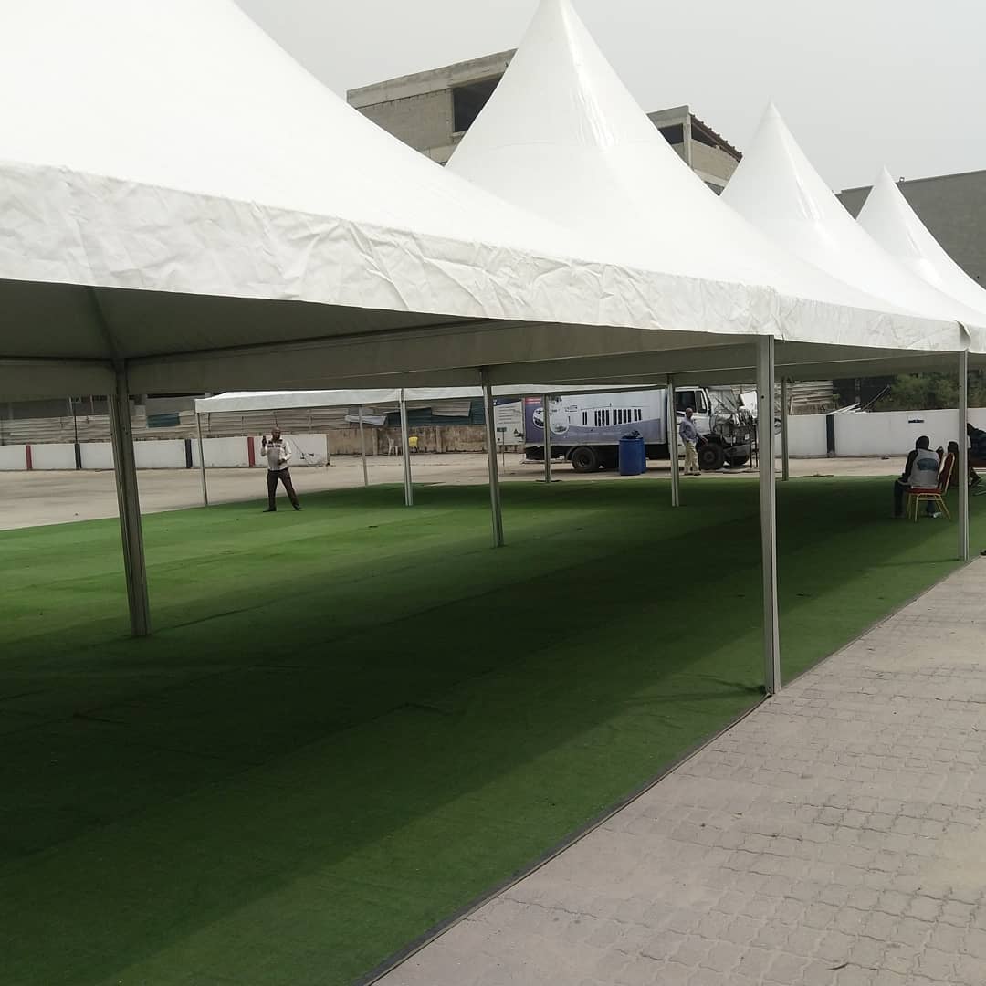 Event tent supplied by Tofhen Venture